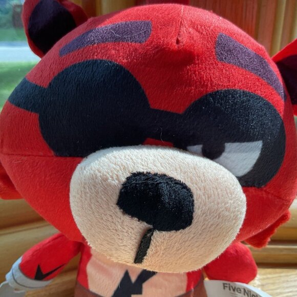 Five Nights At Freddys Foxy Pirate Plush 8" Red/Black Stuffed Toy 9" - Picture 1 of 4